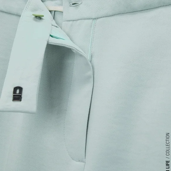 Zara Mint Green Belted Pantsuit - Picture 10 of 10